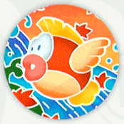 Cheep Cheep Falls Sticker