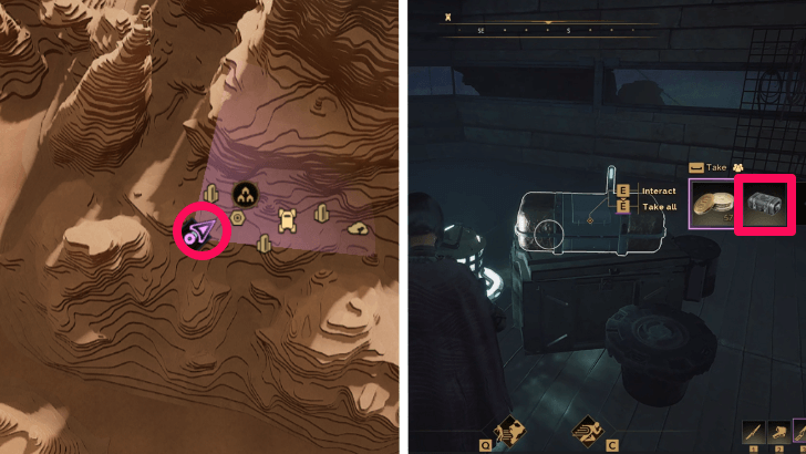 Bundle of Deserter Clothes Location