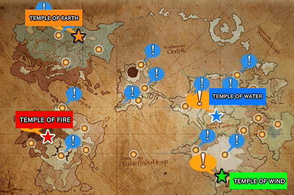 Bravely Default World Map