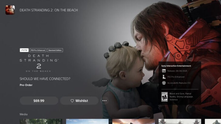 Death Stranding 2  PlayStation Store Pre-Order