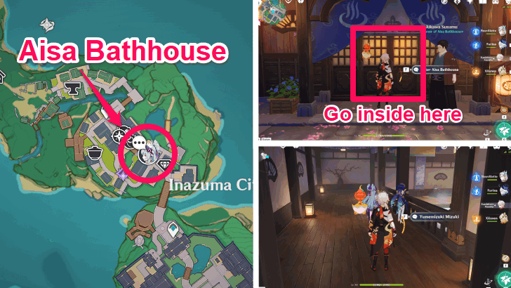 Genshin - Mizuki Anecdote Location 1