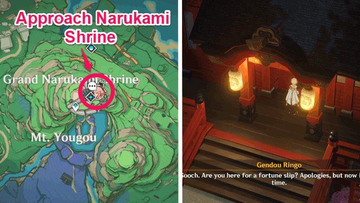 Genshin - Yae Miko Anecdote Location