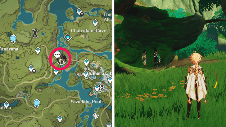 Genshin - Cyno Anecdote Location 1