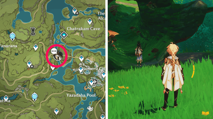 Genshin - Cyno Anecdote Location 2