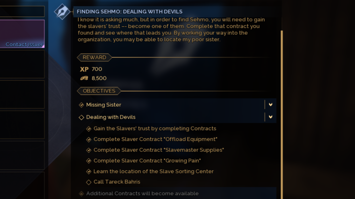Dealing With Devils Contract Details