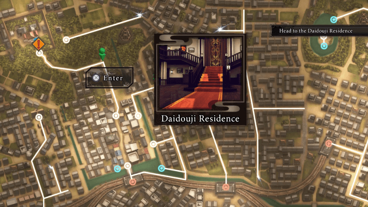 Daidouji Residence Map