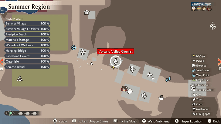 Volcano Valley Chemist Map