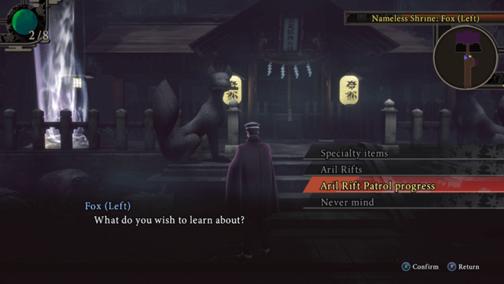 Nameless Shrine Fox Left