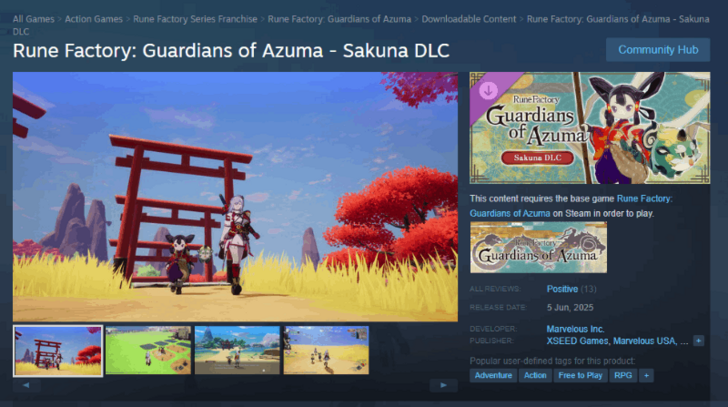 Sakuna DLC Steam