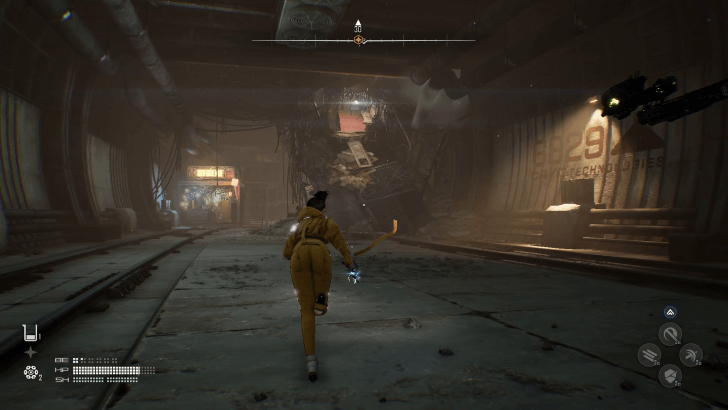 Climb up the Train on the Right