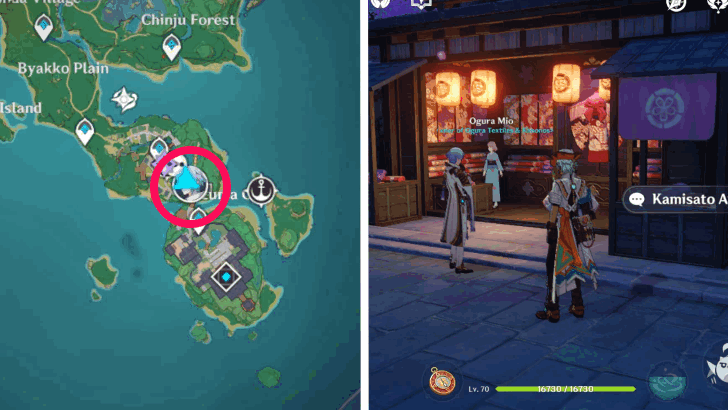 Genshin - Ayato Anecdote Location