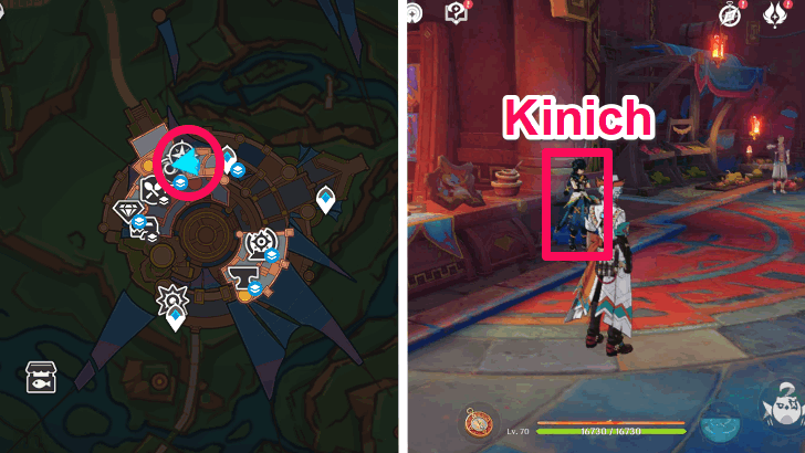Genshin - Kinich Anecdote Location