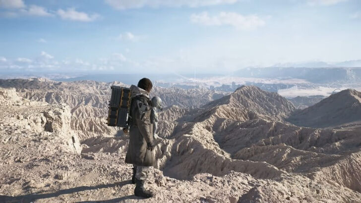 Death Stranding 2 Mountains