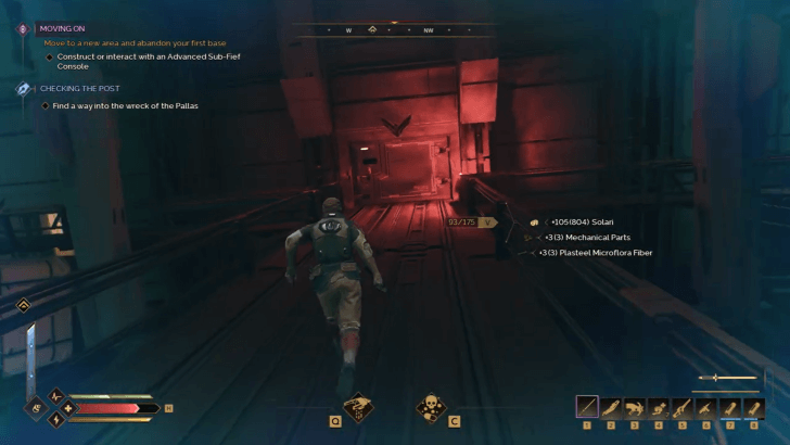 Wreck of the Pallas Red Light Door