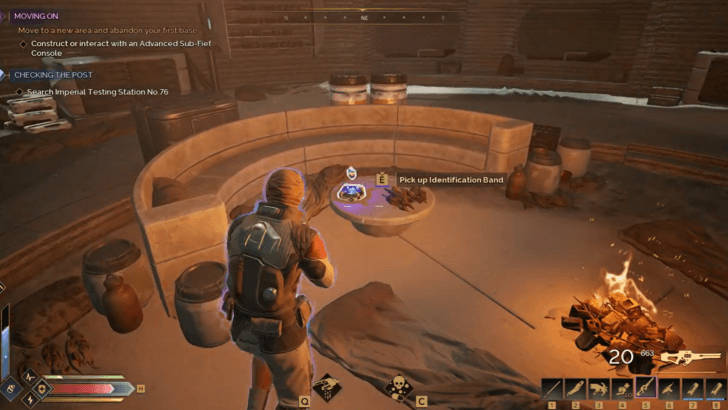 Testing Station No. 76 Blue ID Band