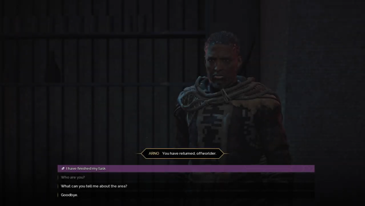 Arno Checking the Post Complete