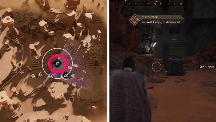 Imperial Testing Station No. 63 Location