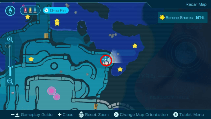 Pikmin 4 - serene shores dirt mound 4