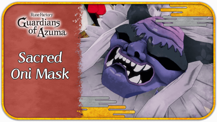Rune Factory Guardians of Azuma - Sacred Oni Mask