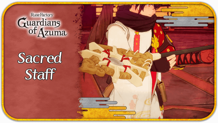Rune Factory Guardians of Azuma - Sacred Staff