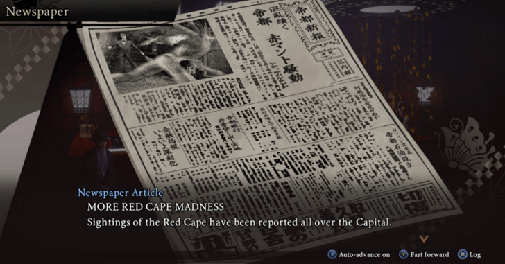 Raidou Remastered - Read the Newspaper