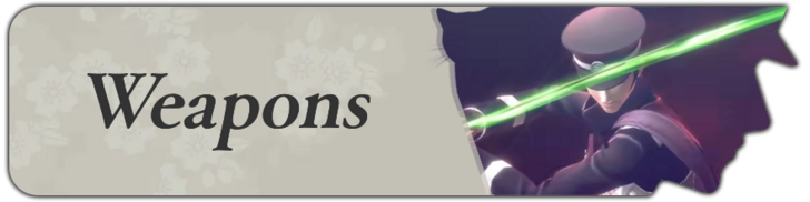 Raidou Remastered - Weapons