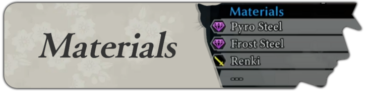 Raidou Remastered - Materials