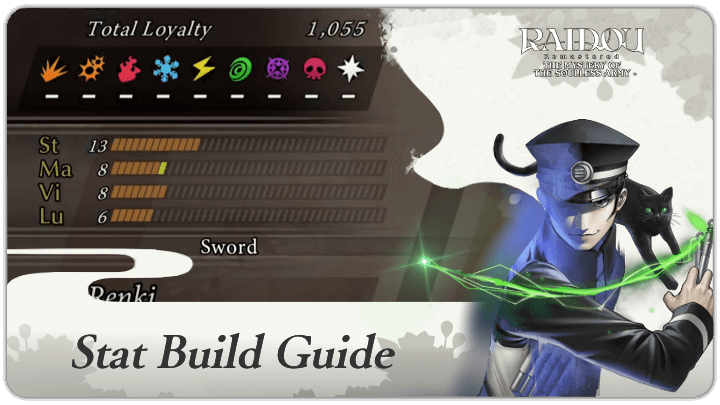 Raidou Remastered - Stat Build Guide