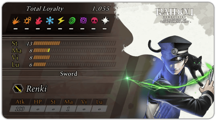 Raidou Remastered - Stat Build Guide