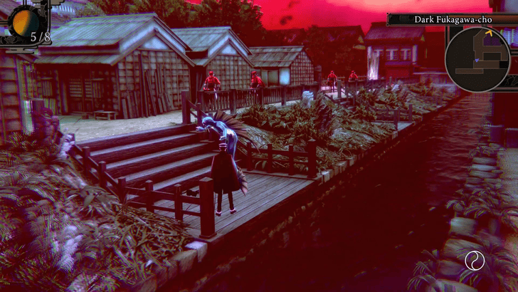 Dark Fukagawa-Cho River