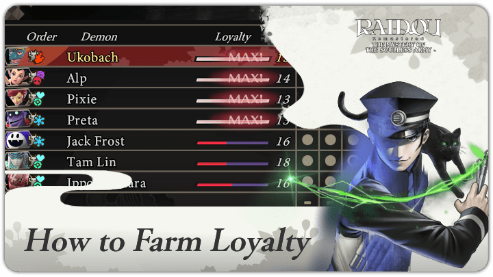 Raidou Remastered - How to Farm Loyalty