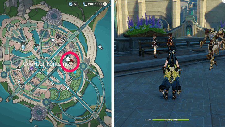 Genshin - Charlotte Anecdote Location 3