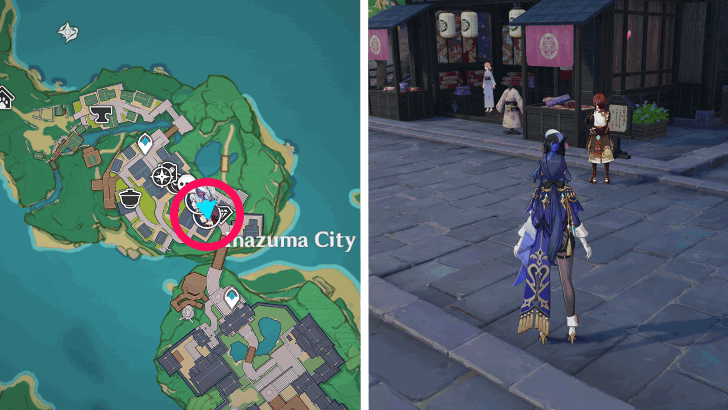 Genshin - Heizou Anecdote Location 2
