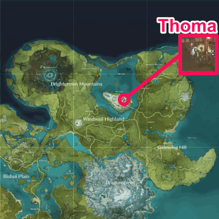 Genshin - Mondstadt Anecdote Locations