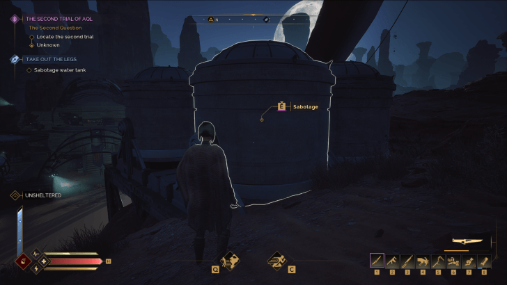 Sabotage the Water Tanks