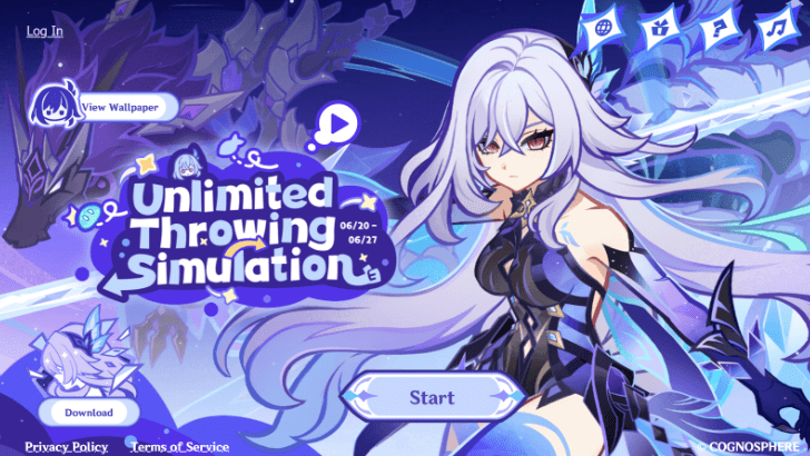 Genshin - Login to Start Unlimited Throwing Simulation