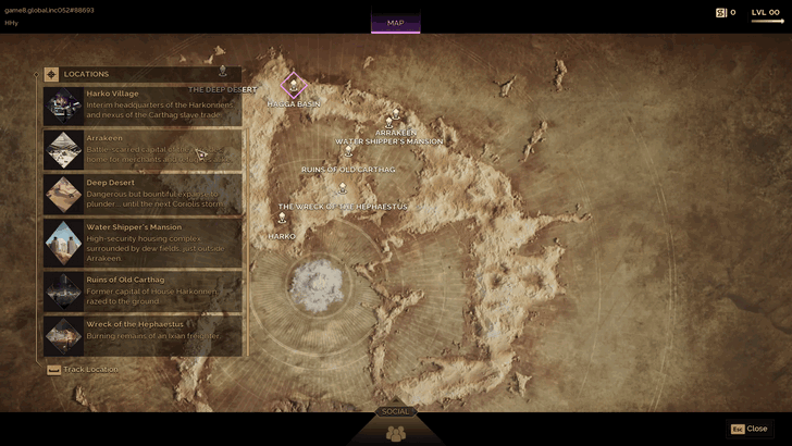 Overland Map Tracking