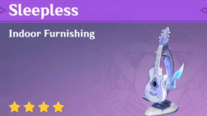 Genshin Impact - How to Get Sleepless Furnishing