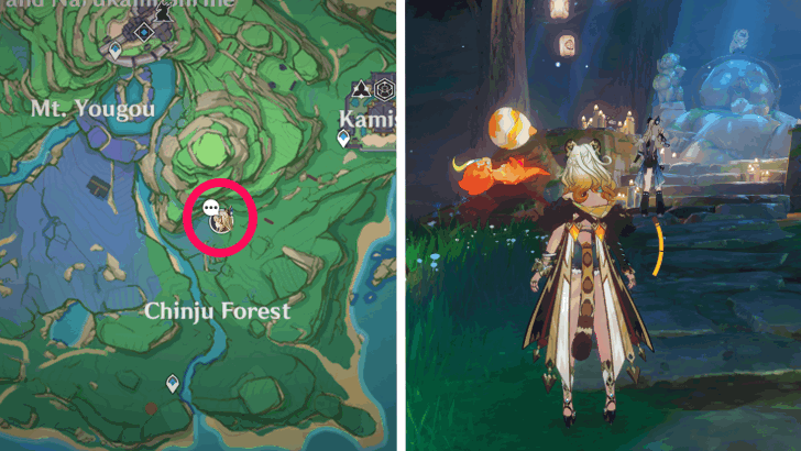 Genshin - Kirara Anecdote Location 3