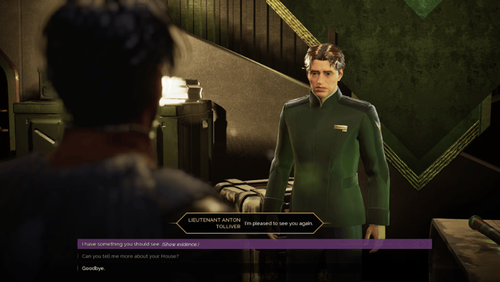 Blackmail Lt. Tolliver