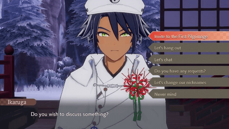 Invite Ikaruga to the First Pilgrimage