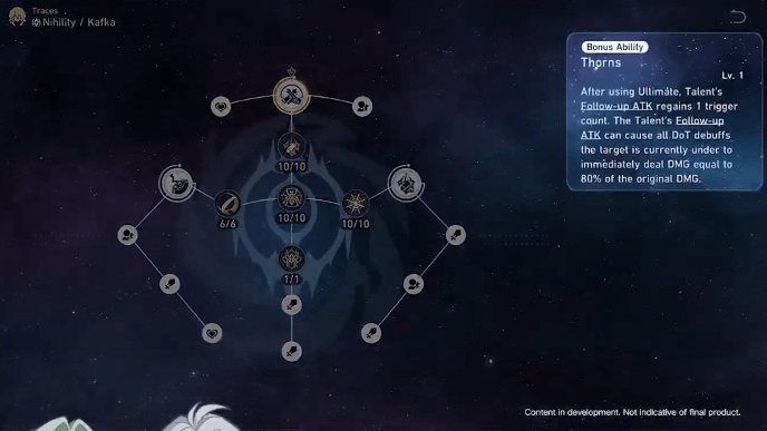 Honkai Star Rail Kafka Buffs  - Kafka Bonus Ability