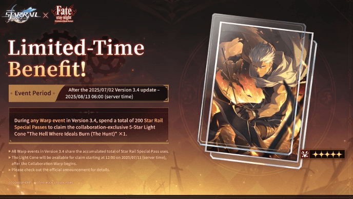 Honkai Star Rail 3.4 - Free Archer Light Cone