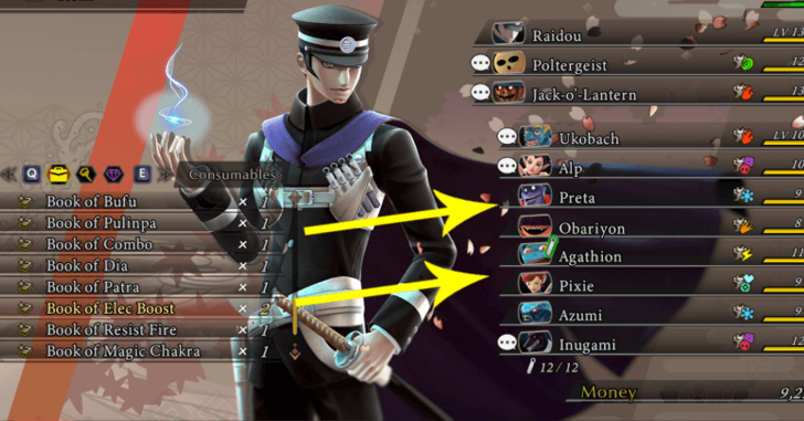 Use the Skill Book in Your Inventory