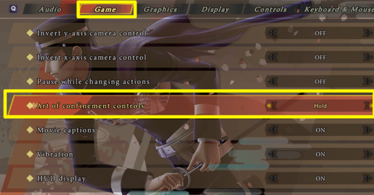 Change The Settings From Tap to Hold