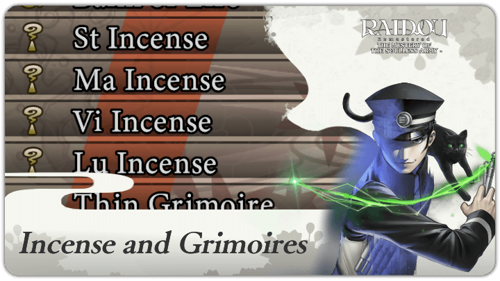 Raidou Remastered - Incense and Grimoires