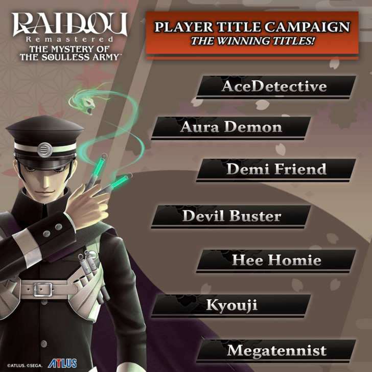 Player Title Campaign Winners