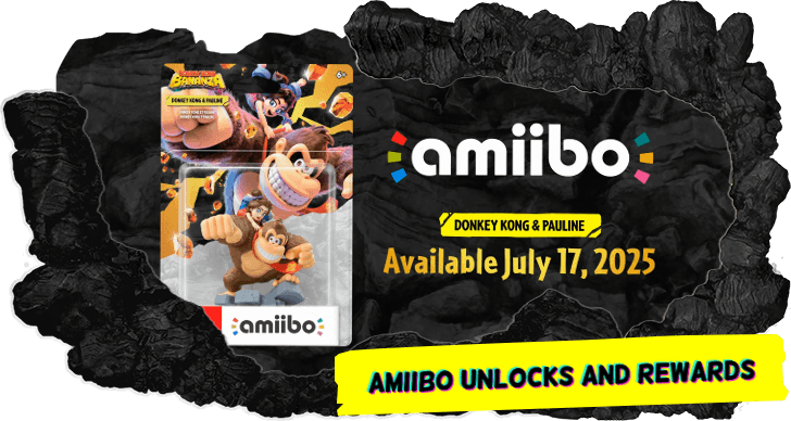 Donkey Kong Bananza - amiibo Unlocks and Rewards