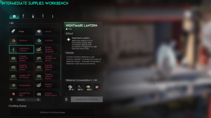 Nightmare Lantern Craft