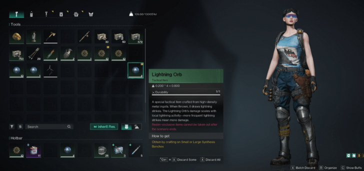 Lightning Orbs Crafted